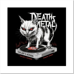 taylors cat version death metal Posters and Art